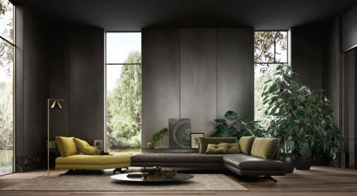 valentini sofa stone living room